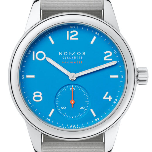 Nomos Glashutte Watch Club Neomatik Signalblau Sapphire Crystal - Blue