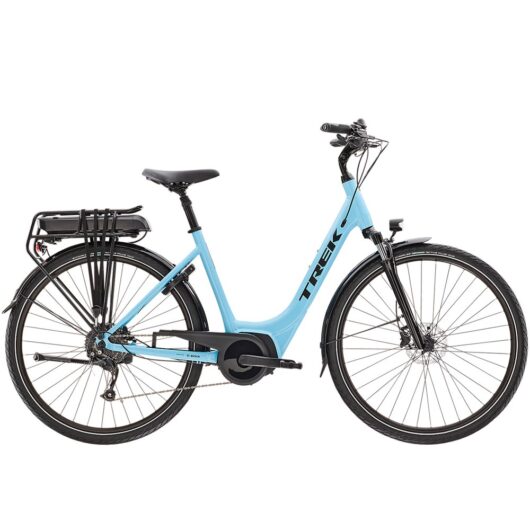 Trek Verve+ 2 400wh Lowstep Electric Bike 2022 Azure