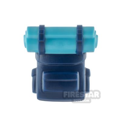 LEGO Minifigure Bodywear Backpack with Molded Bedroll DARK BLUE