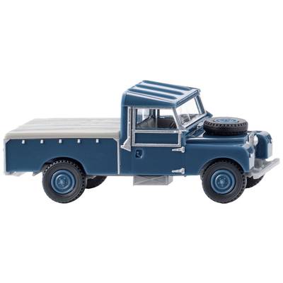 Wiking 010702 H0 Car Land Rover Pickup, azure blue