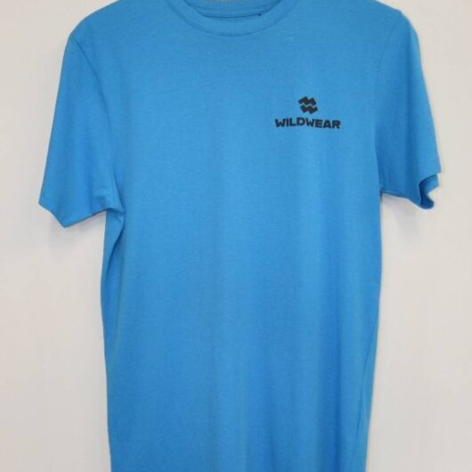 Wildwear Organic Cotton Light T-shirt Azure Blue Size: Xs