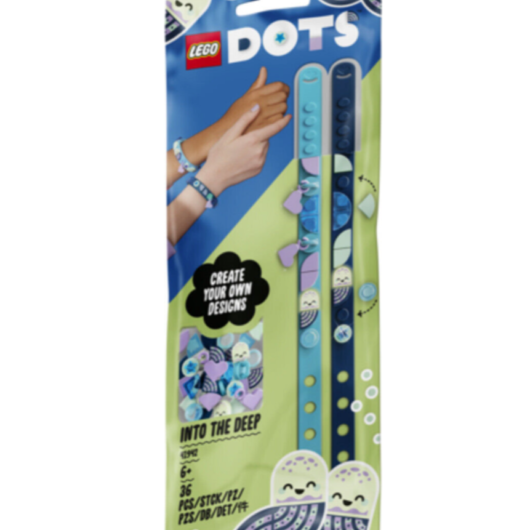 LEGO DOTS Into the Deep Bracelets with Charms