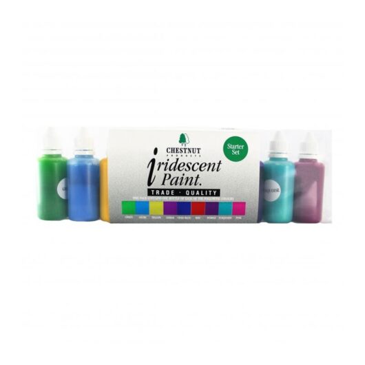 IPSS Chestnut Wood Iridescent Paint Starter Set of 9 x 30ml Bottles